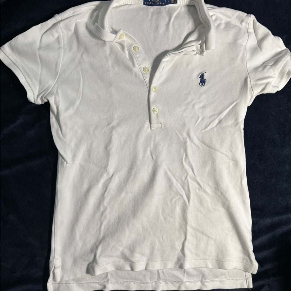 Ralph Lauren White Polo Shirt